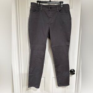 NYDJ Women's SZ 14 Ami Skinny Legging Jean Gray NWOT
